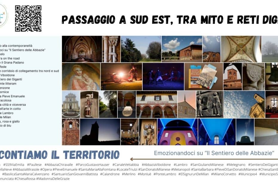 Passaggio a sud est, tra mito e reti digitali. Emozioniamoci sul Sentiero delle Abbazie. Dal Magazine Raccontiamo il Territorio di Ecomuseo della Vettabbia e dei Fontanili