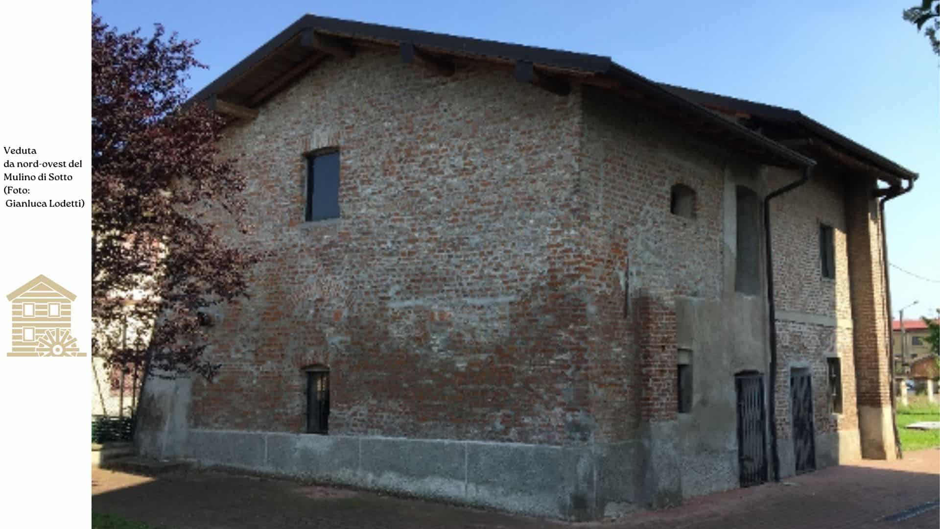 Veduta da nord-ovest del Mulino di Sotto (Foto G.Lodetti)